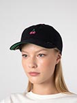 Бейсболка DJINNS арт. Dad Cap DNC Cherry (иссиня-черный)